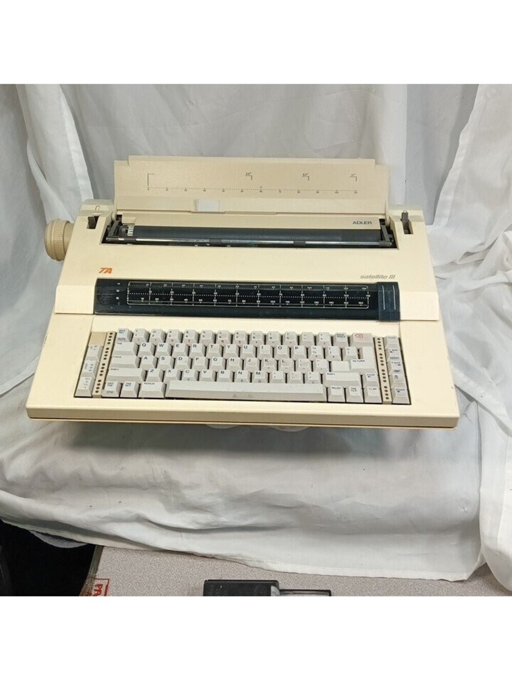 Adler Satellite III Electric Typewriter Vintage Portable Home Office Tested Work